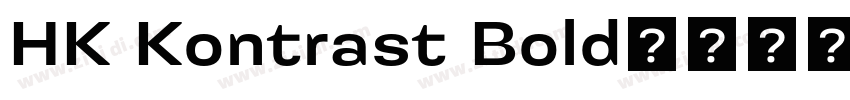 HK Kontrast Bold字体转换